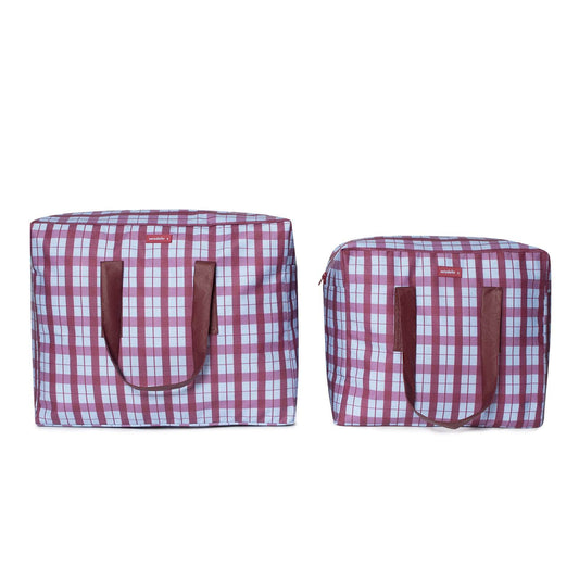 Pack Dúo - XL y L Escocesa Burdeos Pack Dúo - XL y L Escocesa Burdeos