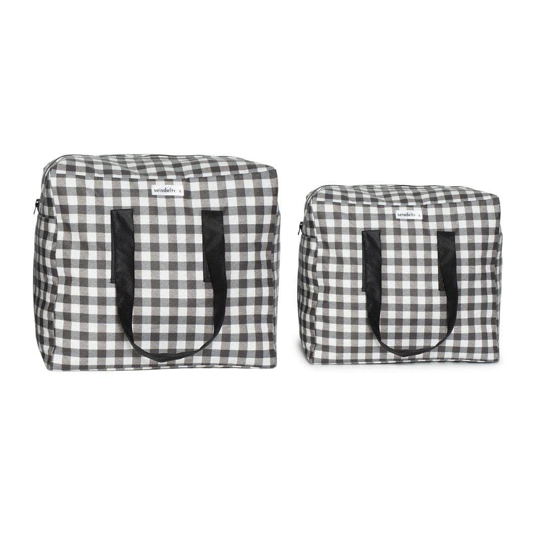Pack Dúo - XL y L Vichy negro Pack Dúo - XL y L Vichy negro