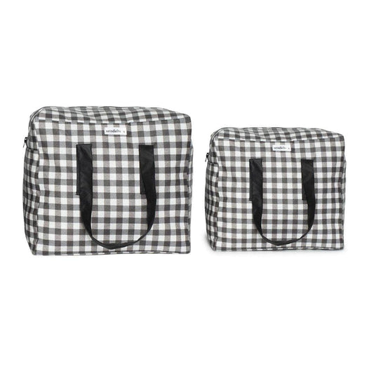 Pack Dúo - XL y L Vichy negro Pack Dúo - XL y L Vichy negro