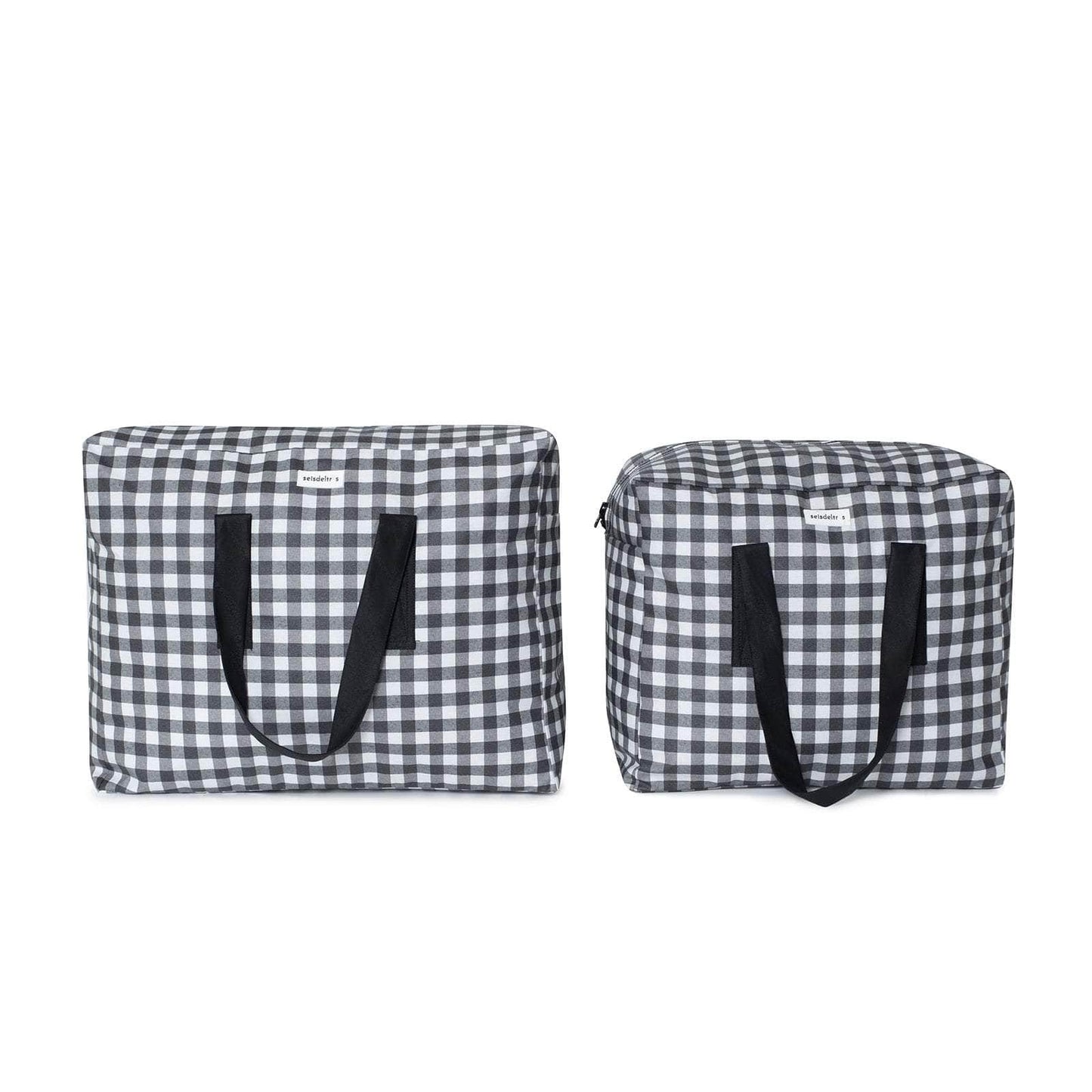 Pack Dúo - XL y L Vichy negro Pack Dúo - XL y L Vichy negro