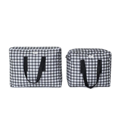 Pack Dúo - XL y L Vichy negro Pack Dúo - XL y L Vichy negro