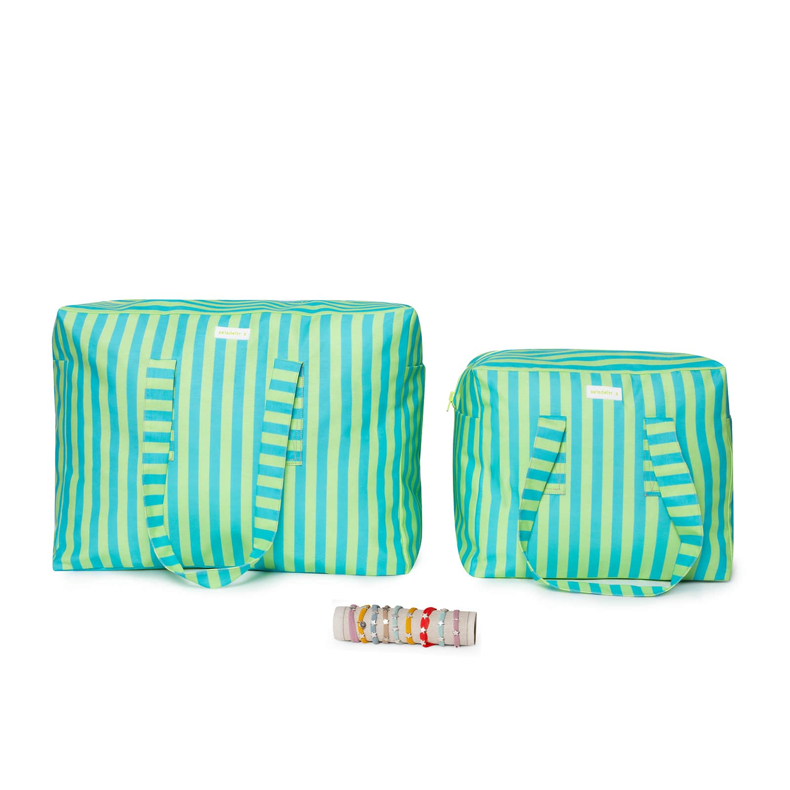 Pack Especial "A la playa igual que mamá" Pack MyBigBag Mamá e Hija | Bolsas de Playa Reversibles y Antimanchas