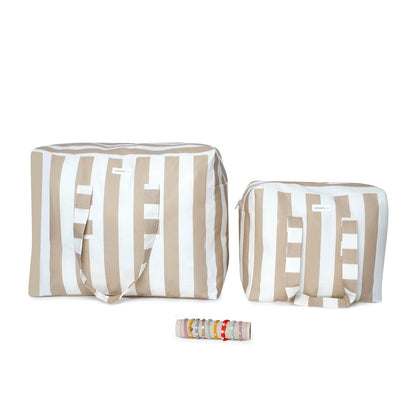 Pack Especial "A la playa igual que mamá" Pack MyBigBag Mamá e Hija | Bolsas de Playa Reversibles y Antimanchas