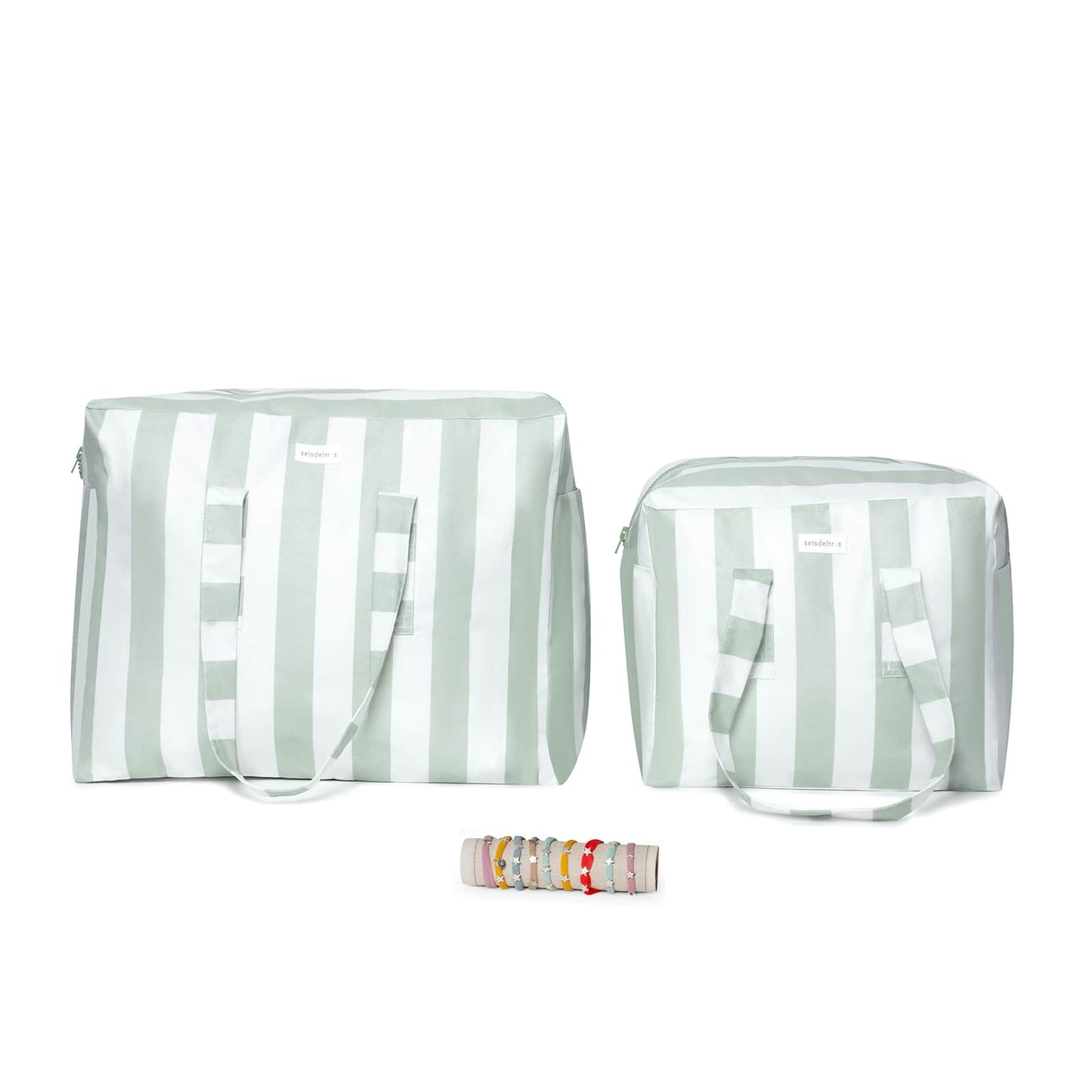 Pack Especial "A la playa igual que mamá" Pack MyBigBag Mamá e Hija | Bolsas de Playa Reversibles y Antimanchas