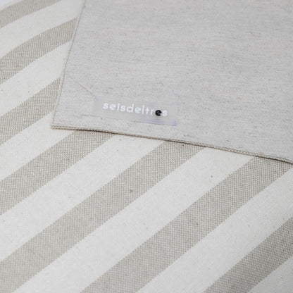 Pack Individuales Nilo Beige Pack de individuales de mesa  | Reversibles y antimanchas