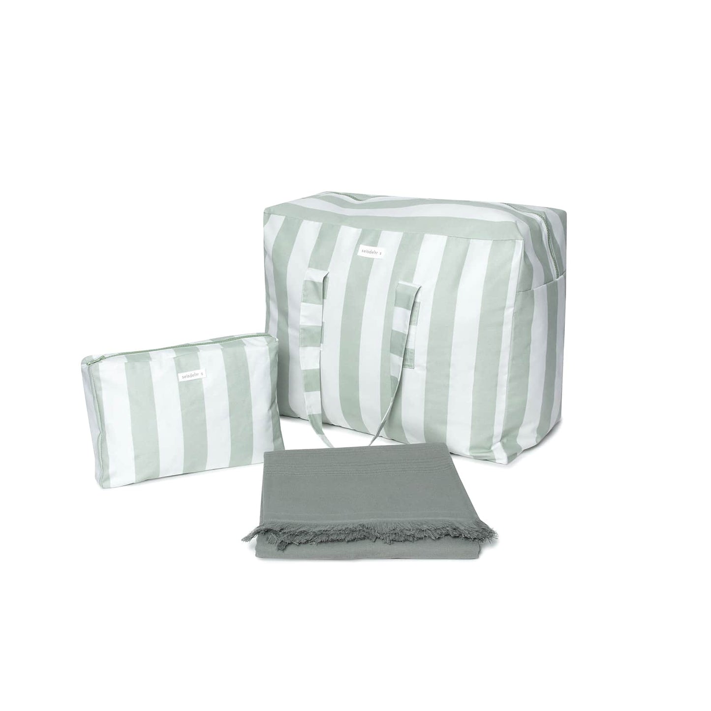 Pack MyBigBag Especial Verano con niños (XL-Neceser-Toalla) Pack Verano con Niños | Bolsa XL + Toalla + Neceser – Seisdeltres