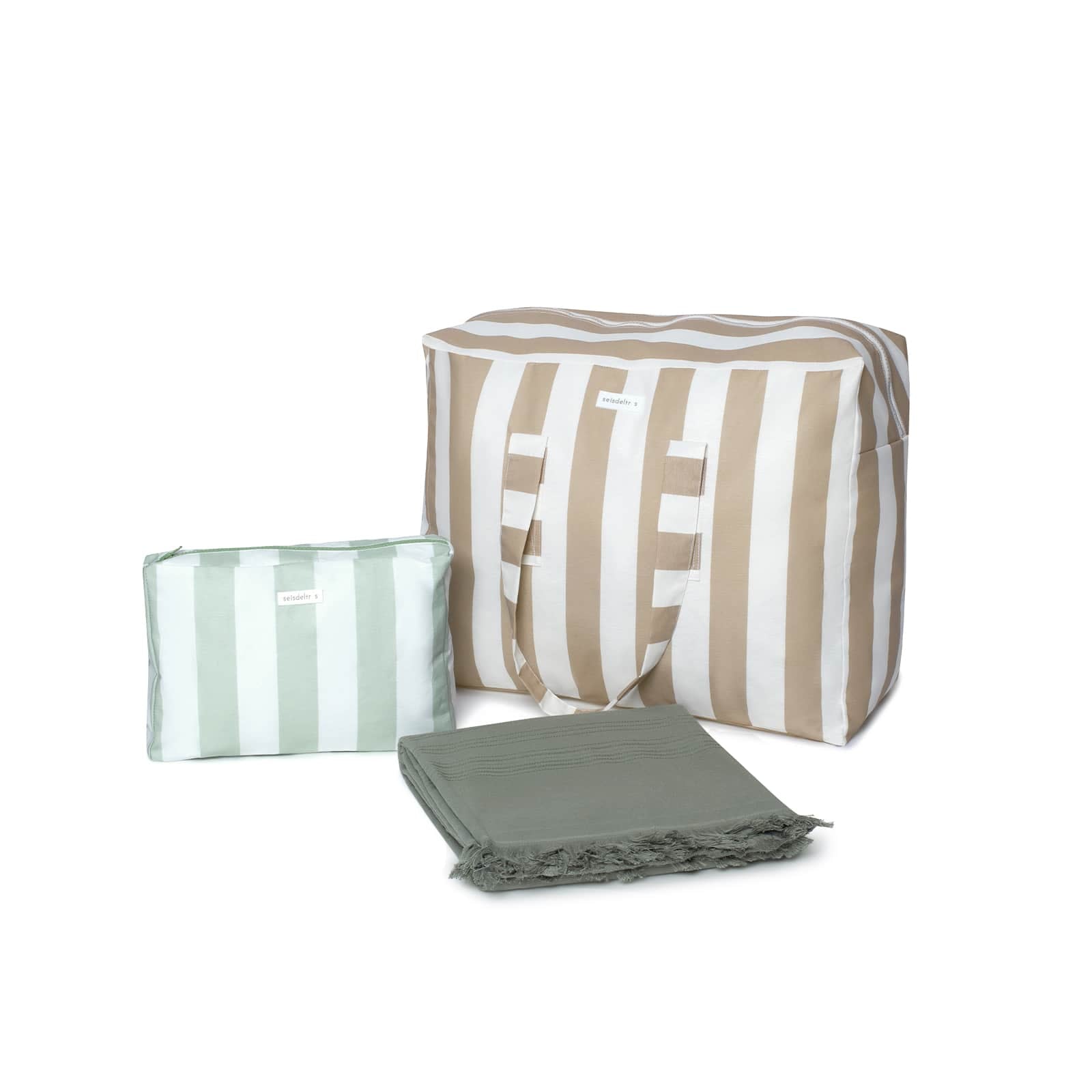 Pack MyBigBag Especial Verano con niños (XL-Neceser-Toalla) Pack Verano con Niños | Bolsa XL + Toalla + Neceser – Seisdeltres