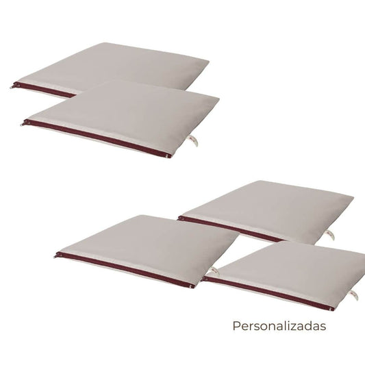 Pack Viaje Básico | Gris perla cremallera granate Pack Viaje Básico | Gris perla cremallera granate