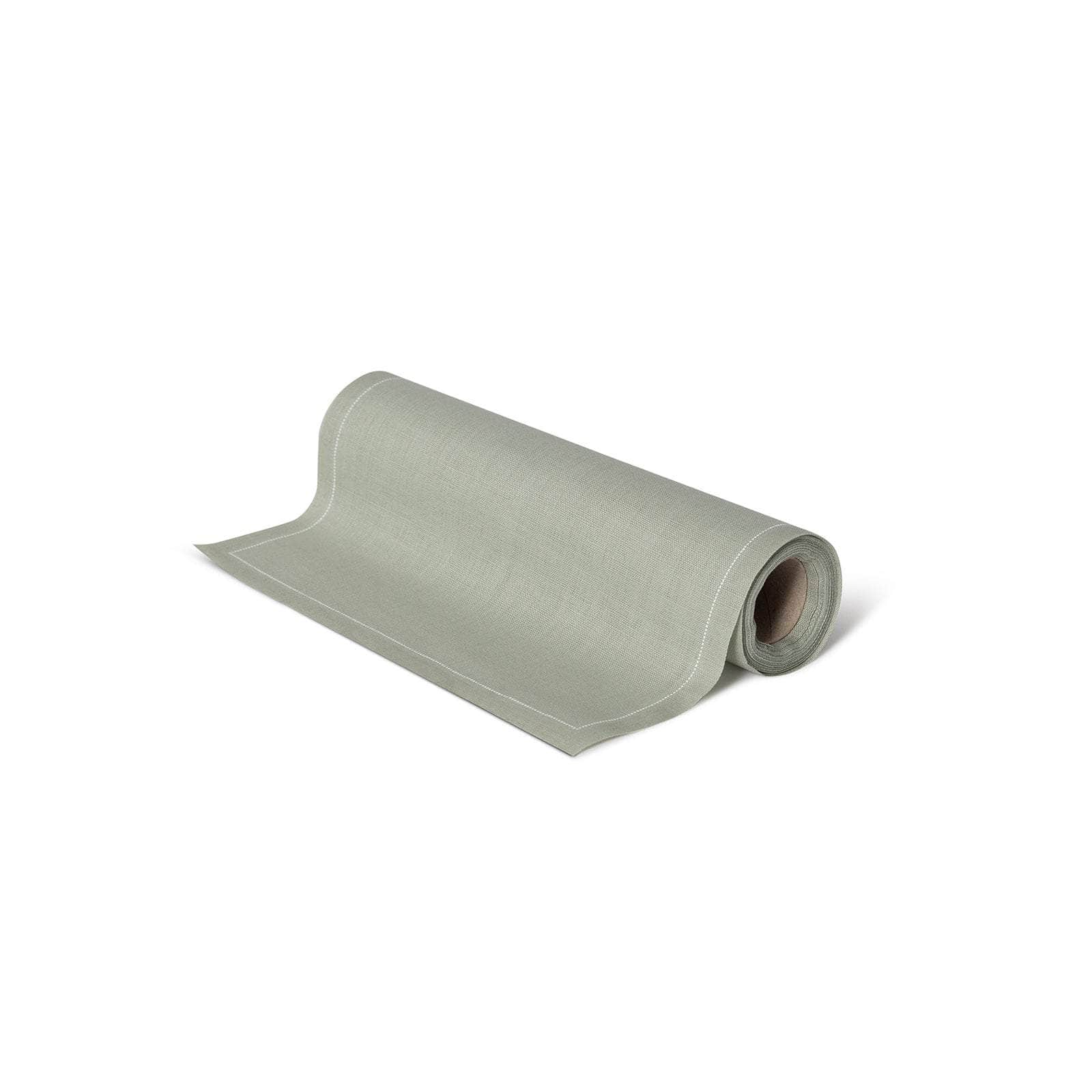 Servilletas Reutilizables Lino Color Verde Agua (rollo 20 ud) Servilletas de lino reutilizables | Rollo de tela lavable