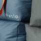 Bolsa MyBigBag Bolsa MyBigBag Petrol con asas y cremallera naranja