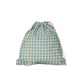Bolsa Saco para bebé Cuadros Verde Empolvado
