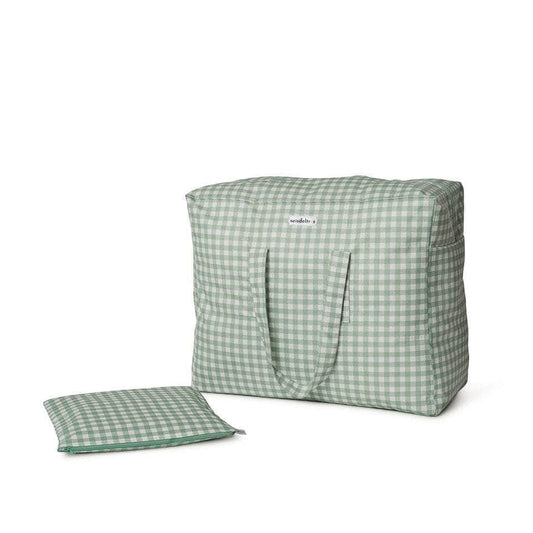 funda MybigBag Funda MyBigBag Cuadros Verde Empolvado