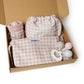 Kit Supervivencia Básico Guardería # 7 (Rosa Empolvado) Regalos recién nacidos kit básico guardería rosa empolvado