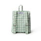 Mochila para bebé Cuadros Verde Empolvado