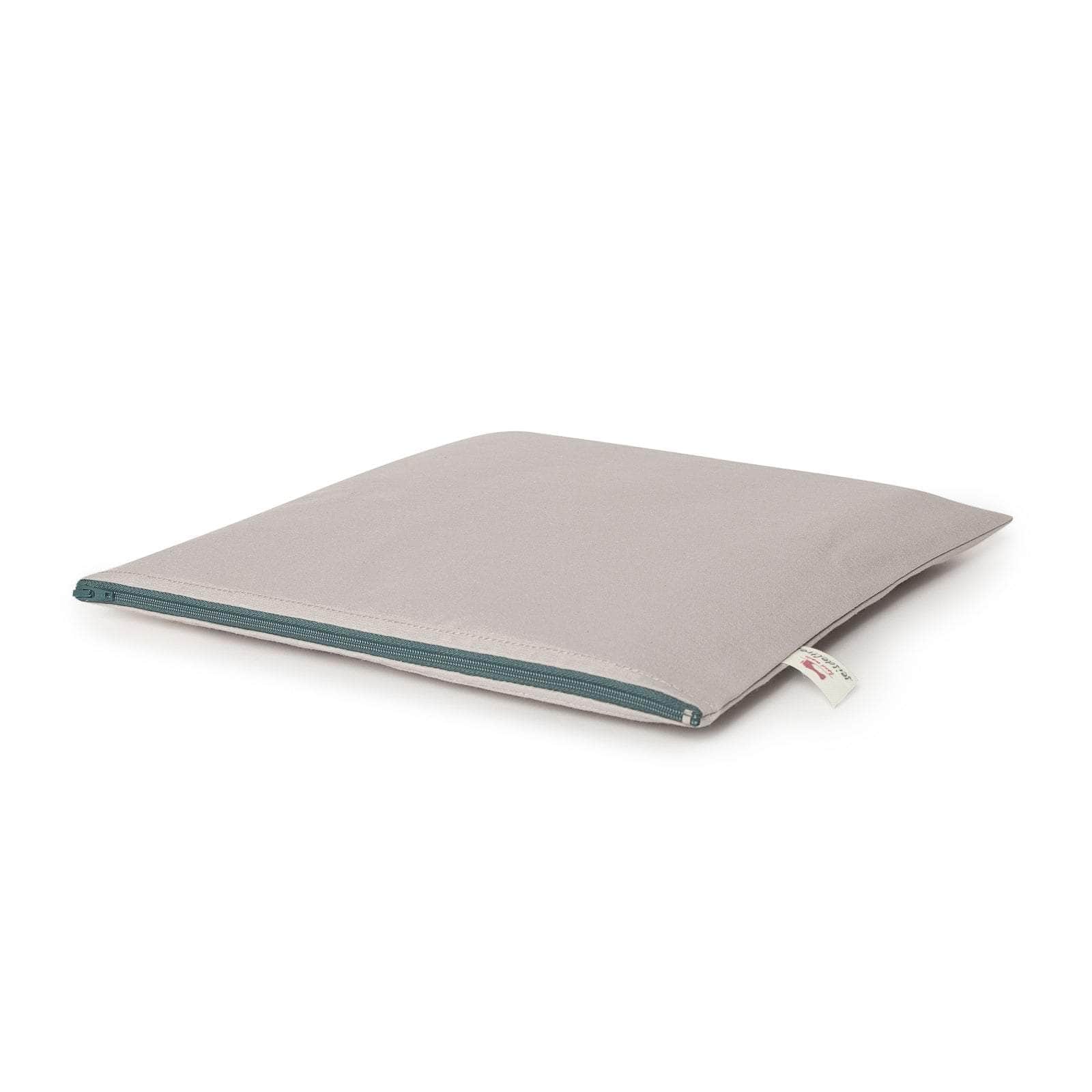 ❤️ RBJ | Funda para la MyBigBag® Gris claro con cremallera Verde